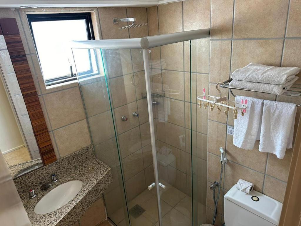 Flat with the sea view Apartment Fortaleza  Luaran gambar