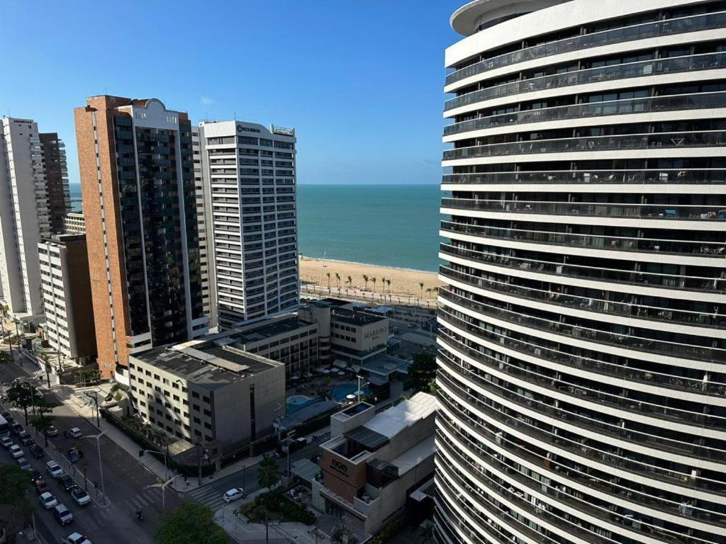 Flat with the sea view Apartment Fortaleza  Luaran gambar